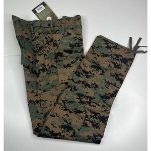 NWT Rothco Camouflage Fatigue Pants Size Large Kids Green